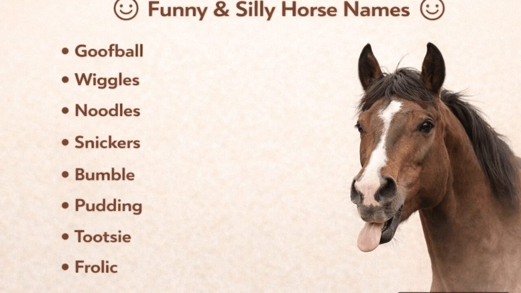 Home 10 Funny & Silly Horse Names
