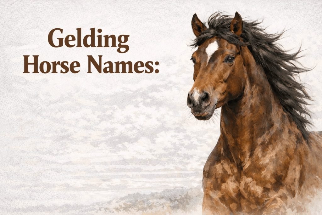 300+ Legendary Male Horse Names (Unique, Funny, Powerful & More) 5 Gelding Horse Names