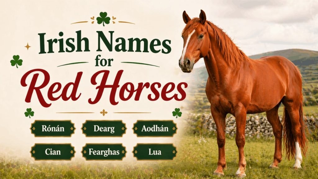 100+ Unique Names for Red Horses 2 Irish Names for Red Horses