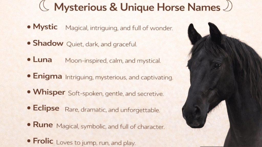 Home 11 Mysterious & Unique horse Names