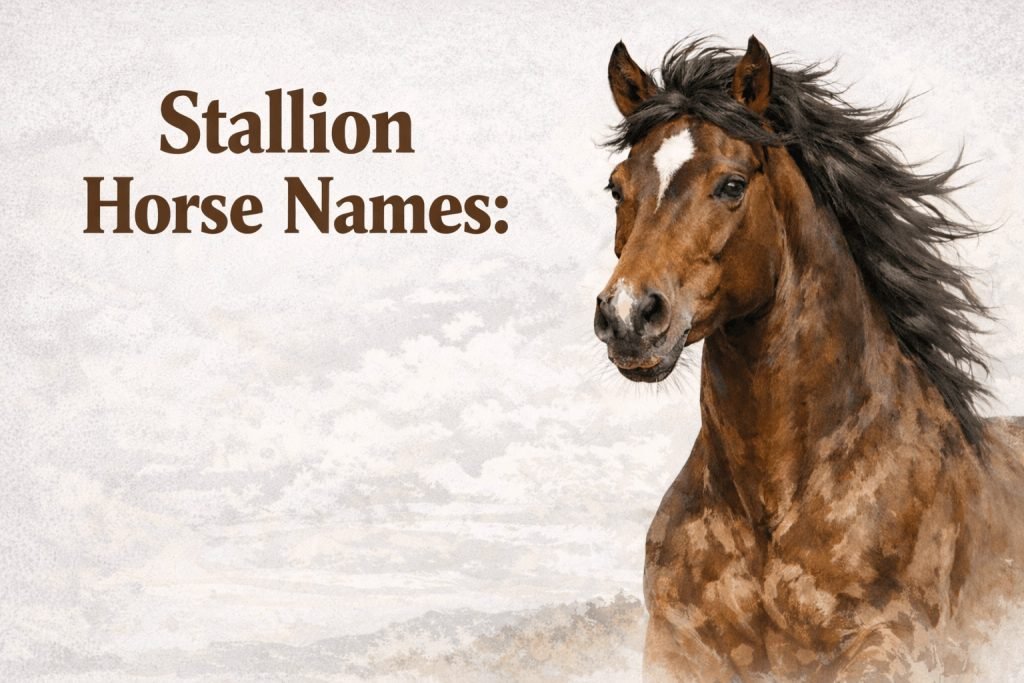 300+ Legendary Male Horse Names (Unique, Funny, Powerful & More) 4 Stallion Horse Names