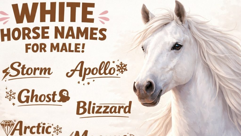 150+ White Horse Names: For Males and Females With Meanings 2 White Horse Names for Male