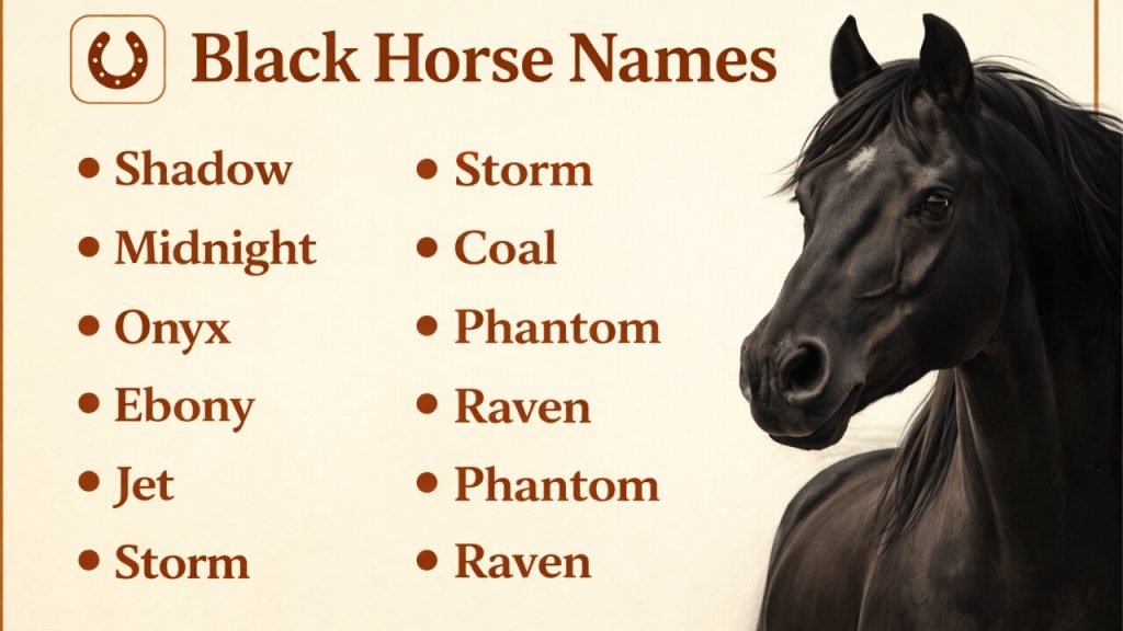 Home 2 Black Horse Names