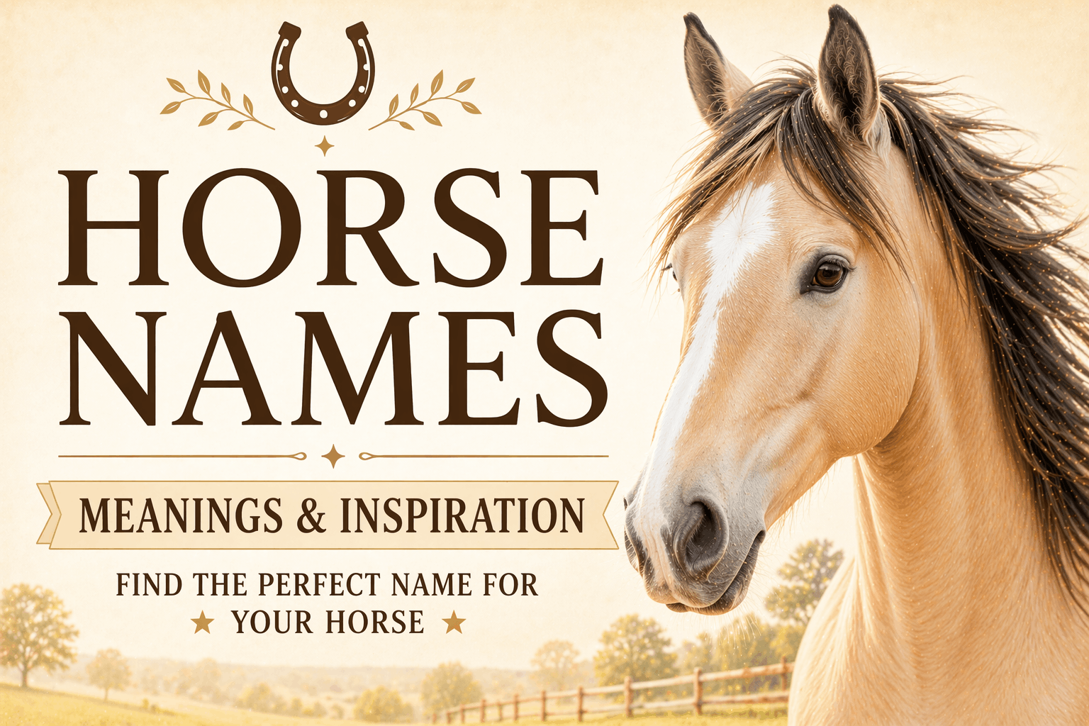 Home 16 Male & Female Horse Names