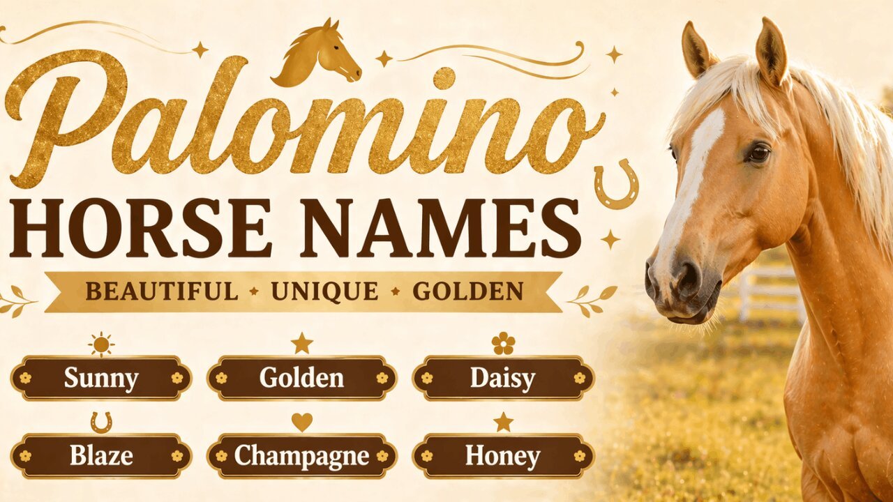 250+ Palomino Horse Names for Your Golden Beauty 1 palomino horse names
