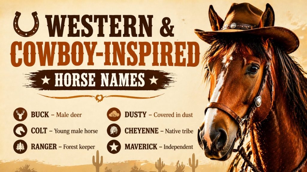 Home 23 Western & Cowboy-Inspired horse Names for personal horses