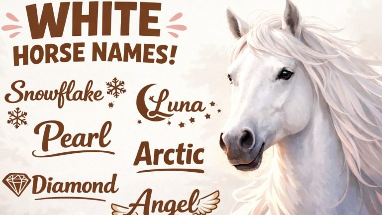 150+ White Horse Names: For Males and Females With Meanings 11 white horse names