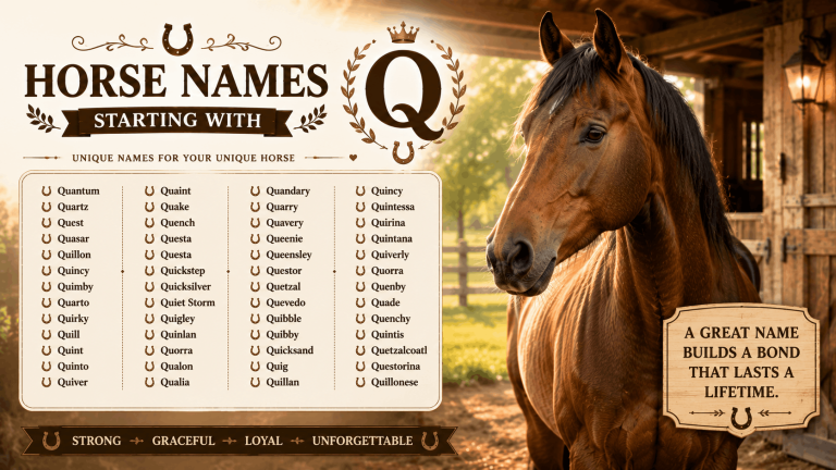 Horse Names Starting with Q