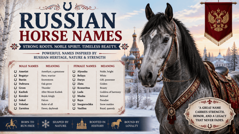 100+ Russian Horse Names: Best Picks For Male and Females 32 Russian horse names